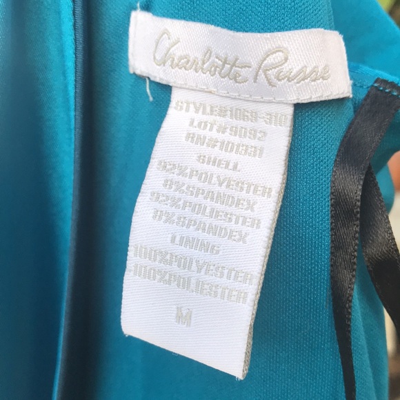 Charlotte Russe blue ombré balloon hem mini dress M - Picture 4 of 7